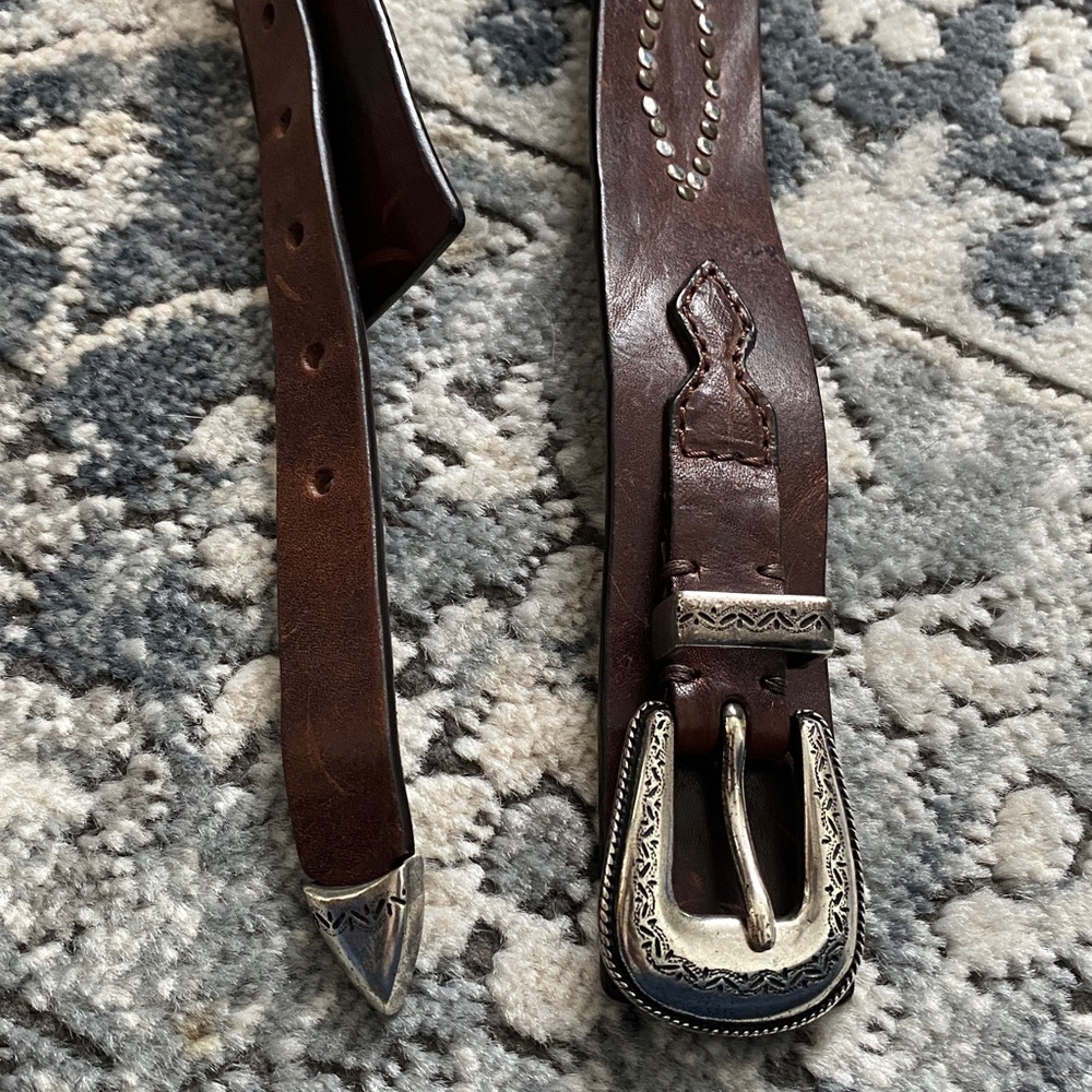 Sundance leather studded belt - Picture 6 of 10